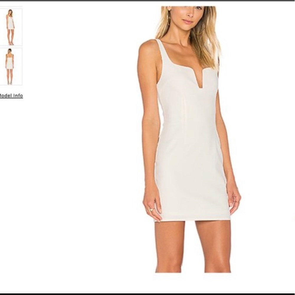 NWT Superdown White Bodycon Dress